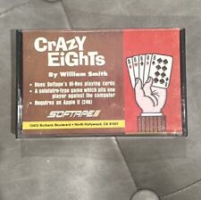 Apple II Game Softape 1979 Crazy Eights RARE HTF VINTAGE CED-879 picture