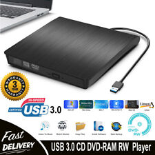 Slim External USB 3.0 CD DVD Drive Disc Player Burner Writer For Laptop PC Mac picture