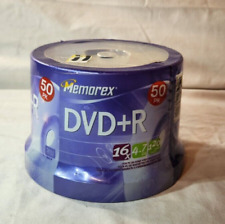 Memorex DVD-R 50-Pack Spindle 4.7GB 16X 120 Minutes Factory Sealed picture