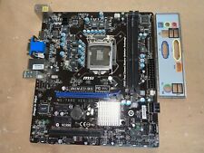 MSI H61M-E23 (B3) MSI-7680 Ver. 2.0 LGA 1155/Socket H2 Intel MB w/Faceplate  picture