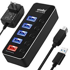 Atolla USB3.0 Hub Power aluminum Self-powered four-port high-speed F/S w/Track# picture