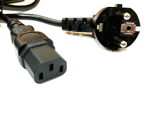 3 PRONG EURO AC 220V Laptop Power Cord For Dell IBM Compaq Lenovo HP 6ft picture