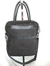 H&M Black Canvas Medium Size Crossbody Laptop Bag picture