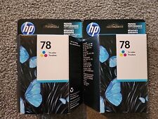 New Genuine HP 78 Tri-Color Ink Cartridge lot Of 2 original exp 12/20 picture