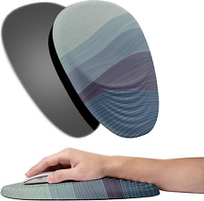 Mouse Pad, Ergonomic Mouse Pad with Memory Foam Wrist Rest Support and Lycra Clo picture