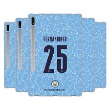 MAN CITY FC 2020/21 PLAYERS HOME KIT GROUP 2 SOFT GEL CASE FOR SAMSUNG TABLETS 1 picture