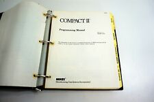 Vintage 1974 COMPACT II Programming Manual ~ Very Early computer book by MDSI picture