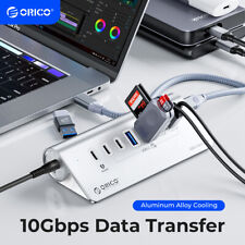 ORICO 10Gbps USB C HUB 4/7 Ports USB 3.2 Gen 2 Hub PD 60W Aluminum for PC Laptop picture