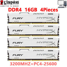 HyperX FURY DDR4 64GB 4X16GB 3200 PC4-25600 Desktop RAM Memory DIMM 288PINS 1.2V picture