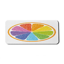 Ambesonne Colorful Fun Rectangle Non-Slip Mousepad, 35