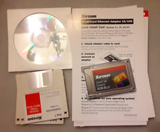 Xircom CE3B-100BTX CreditCard Ethernet 10/100 - Ready Network Card w/docs disks picture