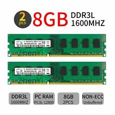 16GB 2x 8GB 4GB 1600MHz DDR3L PC3L-12800 DIMM Desktop Memory SDRAM Samsung LOT picture