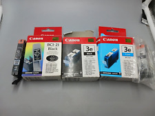 Mixed Lot Of 5 UNUSED Canon Ink Cartridges Bci-21 and 3e picture