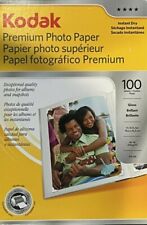 Kodak Premium Photo Paper Gloss 100 Sheets, Instant Dry, 4x6 In, 8.5 Mil (New) picture