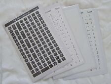 Korean Keyboard Sticker - Black / White / Transparent 108 keys high quality  picture