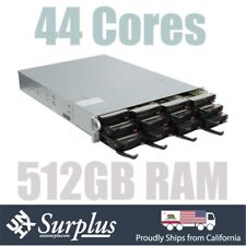 2U ZFS TRUNAS Server 2x Xeon E5-2699 V4 22 Cores 512GB RAM 12 Bay SAS3 HBA 4x10G picture
