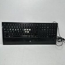 LOGITECH K740 Illuminated USB Keyboard Y-UY95 Tested Works - READ picture