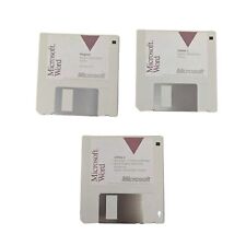 Vintage Apple Microsoft Word Floppy Disks x3 picture
