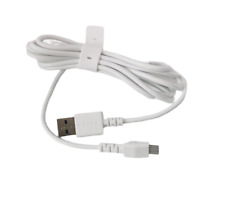 White 2m Micro USB Charging Cable Cord for Razer Pro Click Humanscale Mouse picture