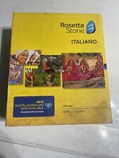 ROSETTA STONE Italian Levels 1-5 Italiano Language CDs, Manuals picture