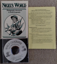 Nigel's World Adventures in World Geography  PC(DOS)/Mac Game picture