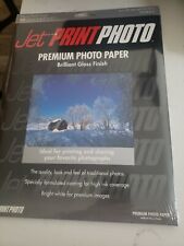 Jet Print Premium Photo Paper Brilliant Gloss Finish 20 Sheets 8.5