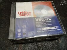 NOS  Sealed Office Depot 10 pack CD-RW 700 MB 80 Min 12X picture