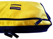 PAUL & SHARK YACHTING FINE RED YELLOW Blue USED LAPTOP BAG LARGE SOFT CASE ITALY picture