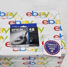 Genuine EPSON 48 Black Ink Cartridge T048120 Factory Sealed 10.2019 picture