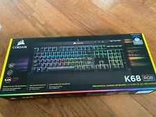 CORSAIR - K68 RGB Mechanical Gaming Keyboard RGB Cherry MX BLUE Switch picture