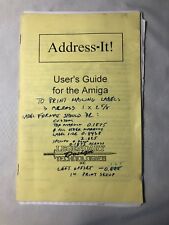 Address It Users Guide for the Amiga picture