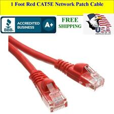 100 PACK 1 Ft Cat5e Ethernet Network Computer Patch Cable for PC, XBOX, PS3, PS4 picture
