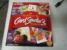 Hallmark Card Studio 3 Deluxe - Big Box New in Factory Sealed Retail Box-Vintage picture