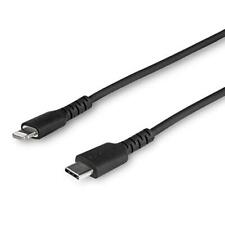 StarTech.com 6 foot/2m Durable Black USB-C to Cable, Rugged Heavy Duty picture