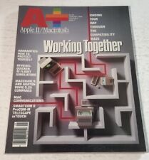 A+ The Independent Guide For Apple Computing Jan. 1986 Vol. 4 Issue 1 Flight Sim picture