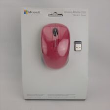 Microsoft 3500 Wireless Mobile Mouse- Pink Wireless BlueTrack New picture