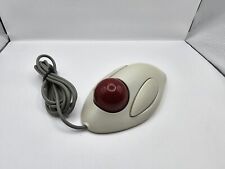Vintage Logitech 804292-0000 Trackball Marble Mouse T-CM14 Retro PS/2 Connector picture