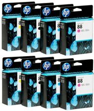 TWO Sets of 4 (8 Inks) NEW Genuine HP 88 Set Ink Cartridges SEALED BAGS NO BOXES picture