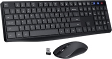 Wireless Keyboard and Mouse Combo, PONVIT 2.4G USB Full-Sized Keyboard Mouse, 3  picture
