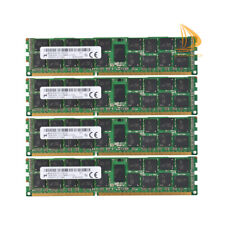 Micron DDR3 RAM 64 G 4x 16 GB 2RX4 PC3-12800R 1600Mhz Only ECC REG Server Memory picture