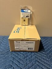 NEW BOX OF 25 ICC IC107F02IV IVORY FLAT, 1-GANG, 2-PORT FACEPLATES picture