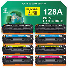 Set of 8 CE320A 128A Toner Cartridge For HP Color LaserJet CM1415 CP1525 nw fnw picture