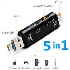 5 in 1 Multifunction Usb 2.0 Type C/Usb /Micro Usb/Tf/SD Memory Card Reader OTG picture