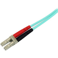 StarTech.com 1m (3ft) LC/UPC to SC/UPC OM3 Multimode Fiber Optic Cable, Full Dup picture
