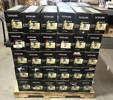 Lexmark Toner Cartridges Lot of 57 Extra High Yield Genuine New Sealed Box picture