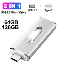 64GB 128GB OTG Flash Drive Dual Type-C USB 3.0 Memory Stick Phone Macbook PC picture
