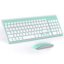Ultra Slim Wireless Keyboard and Mouse Combo, Silent Compact Keyboard Mouse Set picture