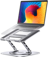 AOEVI Adjustable Computer Stand with 360 Rotating Base, Ergonimic Foldable Lapto picture
