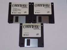Comm Works For Vintage Old  3.5 Disk Windows MS Computer Program 1994 Set 3 Lot picture