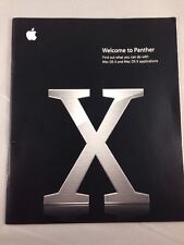 Apple Welcome to Panther OS X 10.3 Booklet Vintage Macintosh Book picture